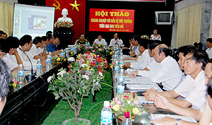 Buổi hội thảo “ DN với môi trường trên địa bàn huyện Tiền Hải” 